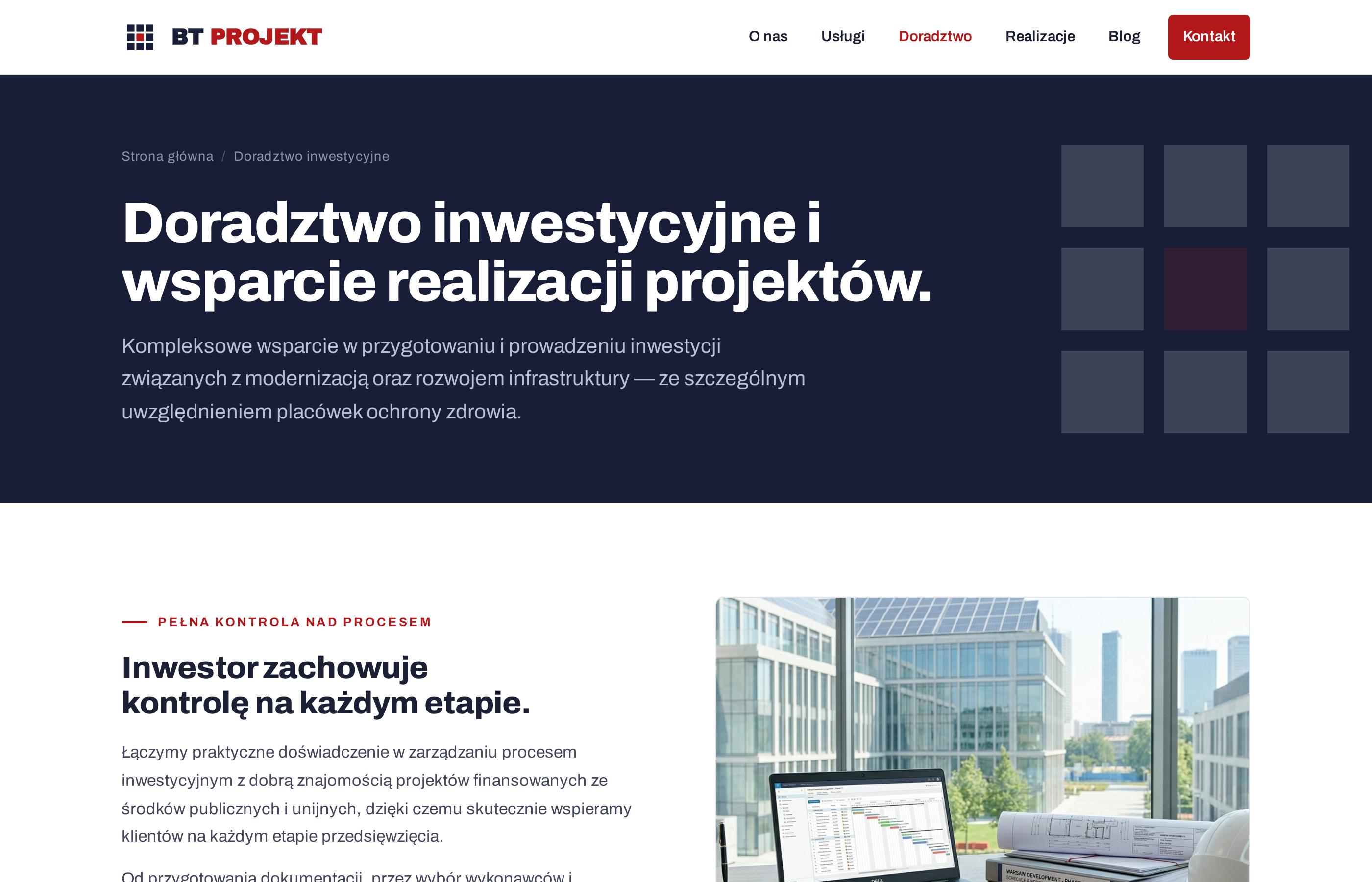Doradztwo inwestycyjne i wsparcie projektów KPO/UE