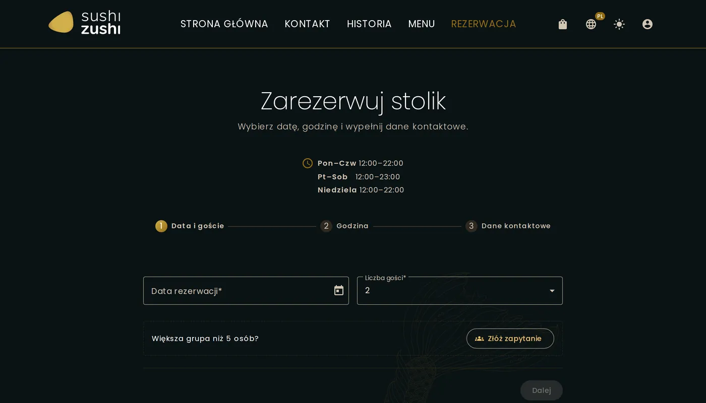 Rezerwacja stolika online, krok po kroku