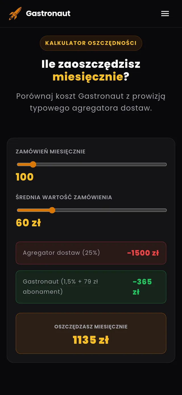 Gastronaut — mobile