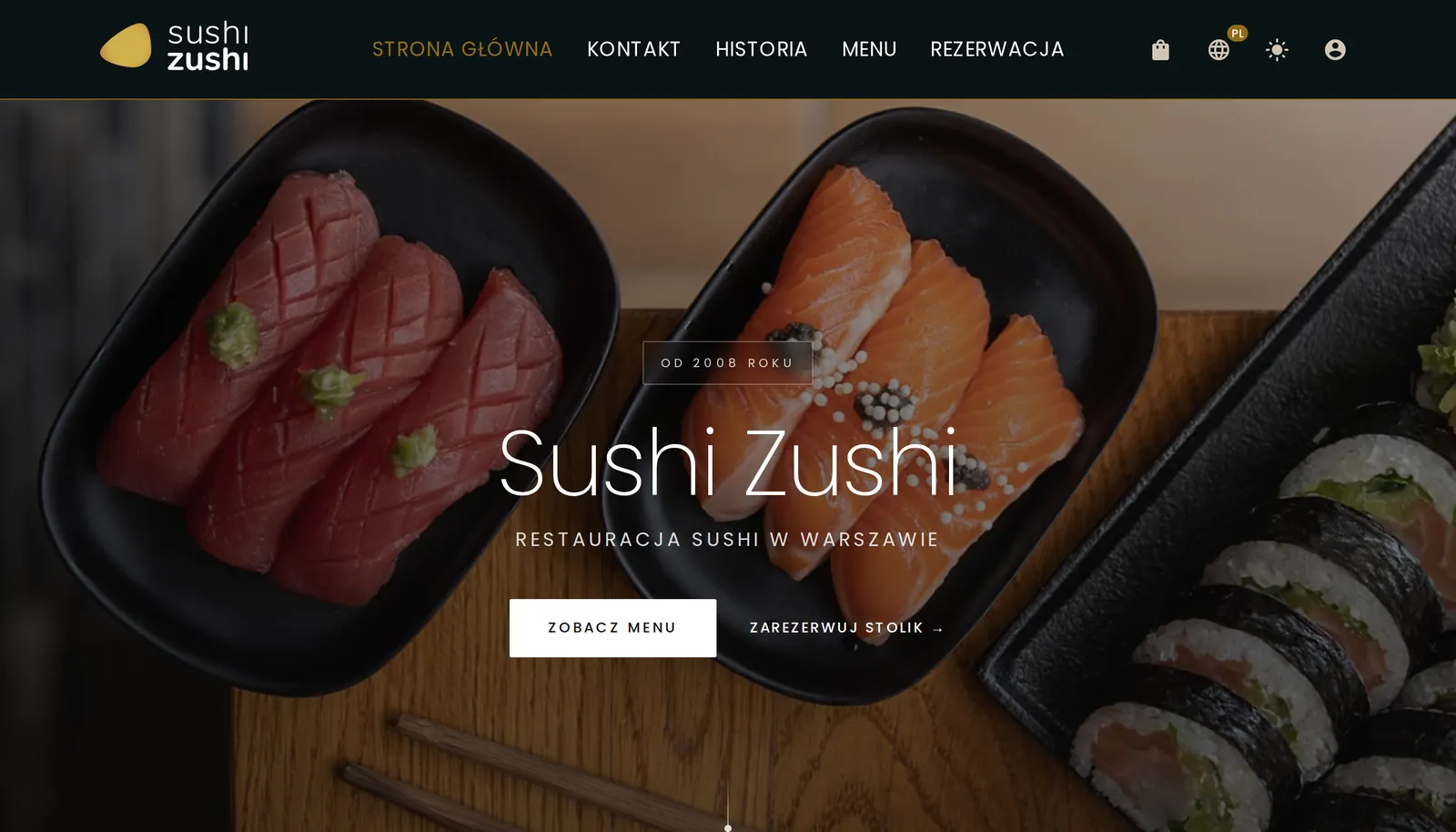 Sushi Zushi — desktop