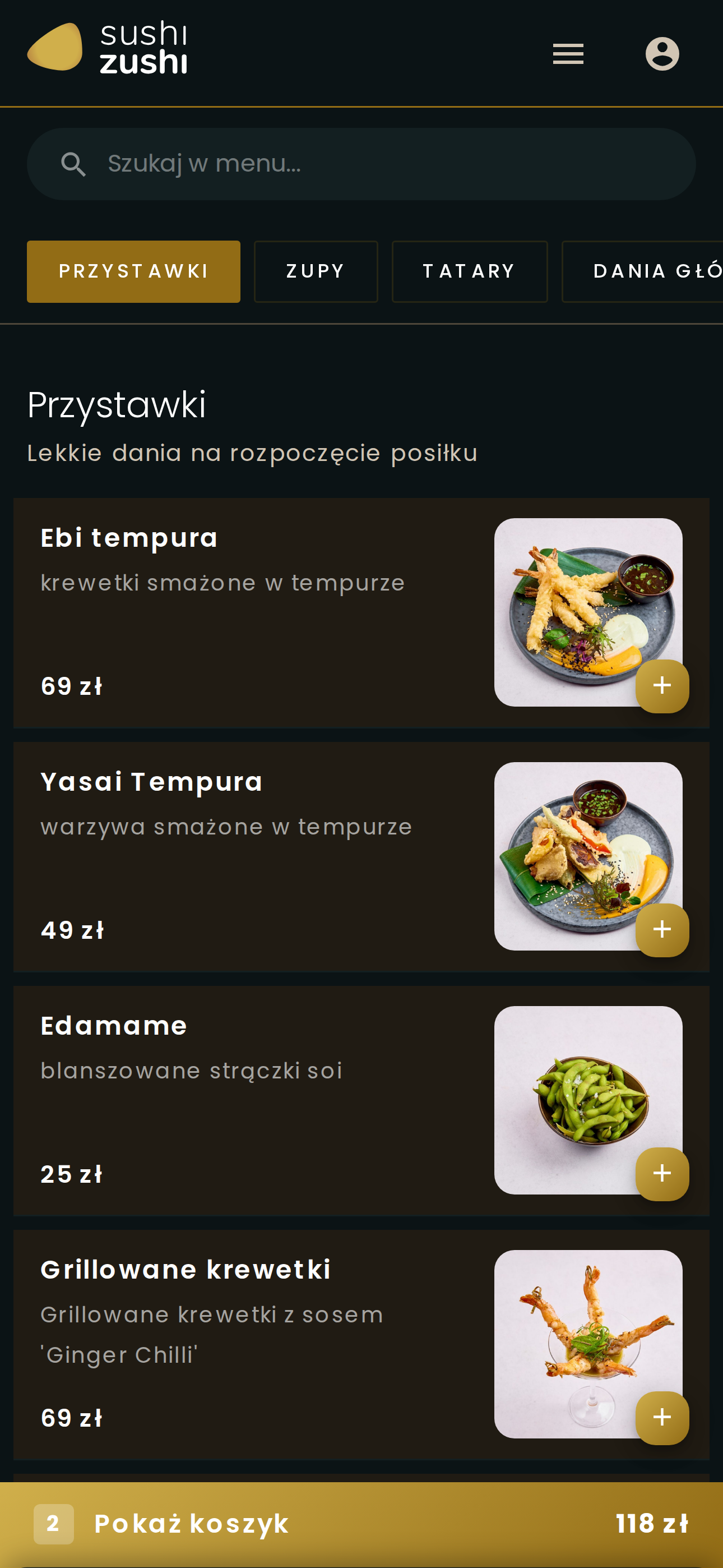 Sushi Zushi — mobile
