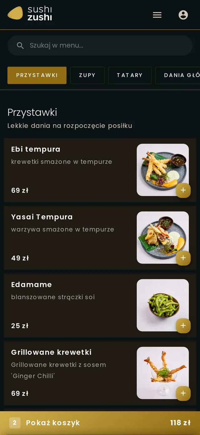 Sushi Zushi — mobile